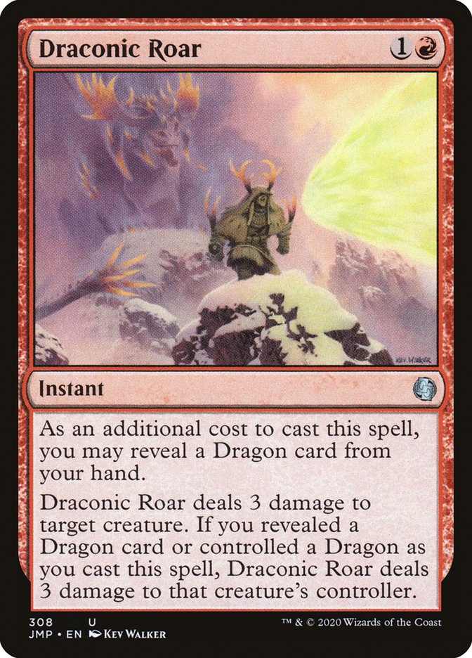 Draconic Roar [Jumpstart] | Jomio and Rueliete's Cards and Comics