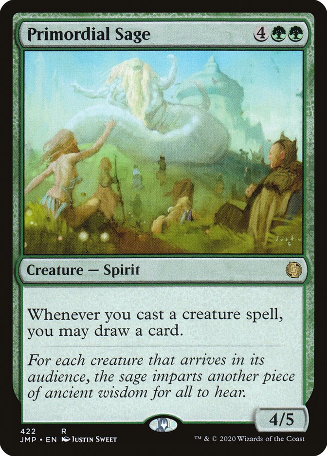 Primordial Sage [Jumpstart] | Jomio and Rueliete's Cards and Comics