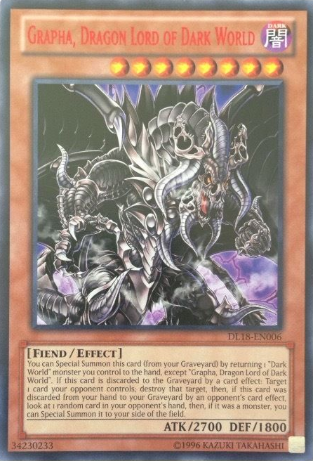 Grapha, Dragon Lord of Dark World (Red) [DL18-EN006] Rare | Jomio and Rueliete's Cards and Comics