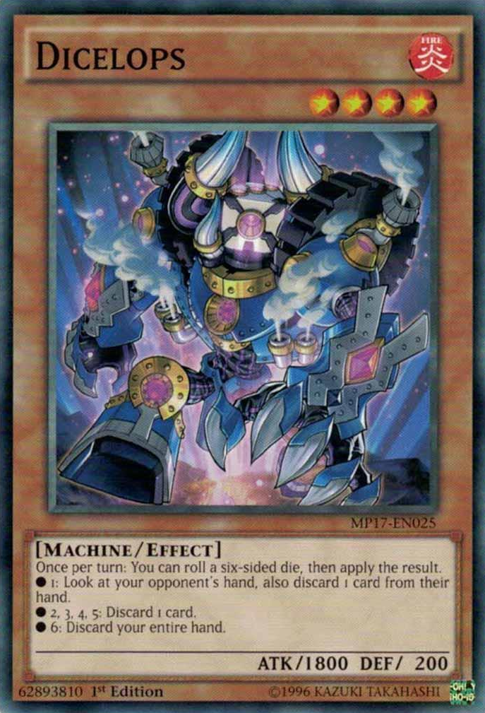 Dicelops [MP17-EN025] Common | Jomio and Rueliete's Cards and Comics