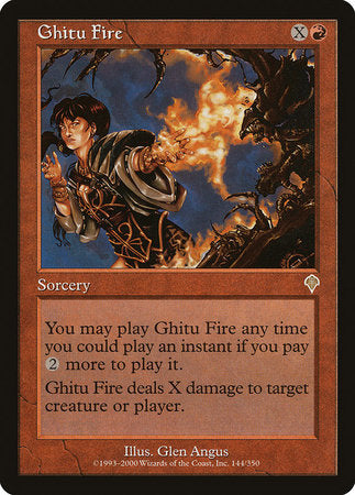 Ghitu Fire [Invasion] | Jomio and Rueliete's Cards and Comics