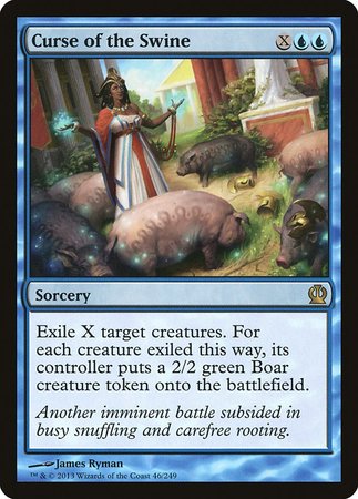 Curse of the Swine [Theros] | Jomio and Rueliete's Cards and Comics
