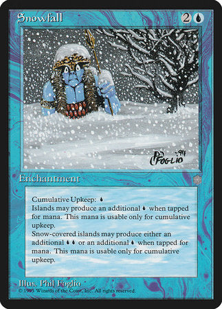 Snowfall [Ice Age] | Jomio and Rueliete's Cards and Comics