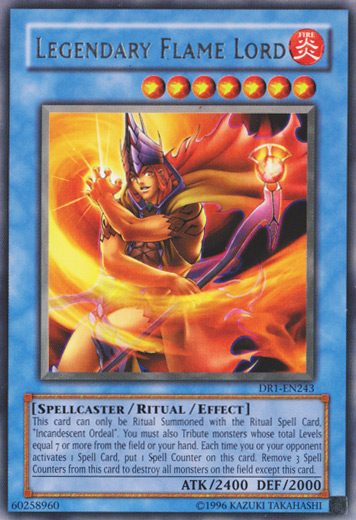 Legendary Flame Lord [DR1-EN243] Rare | Jomio and Rueliete's Cards and Comics
