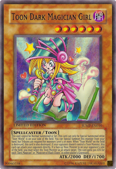 Toon Dark Magician Girl [JUMP-EN010] Ultra Rare | Jomio and Rueliete's Cards and Comics