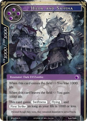 Hilda and Saffina (ADK-134) [Advent of the Demon King] | Jomio and Rueliete's Cards and Comics