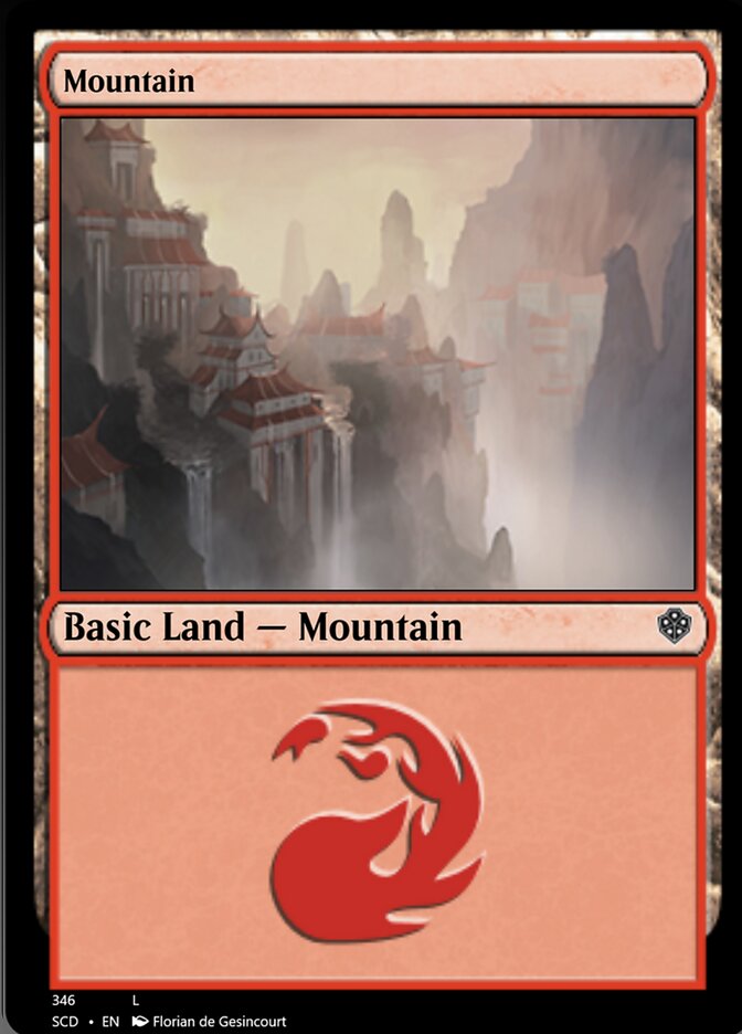 Mountain (346) [Starter Commander Decks] | Jomio and Rueliete's Cards and Comics