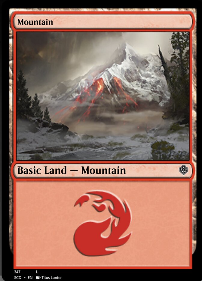 Mountain (347) [Starter Commander Decks] | Jomio and Rueliete's Cards and Comics
