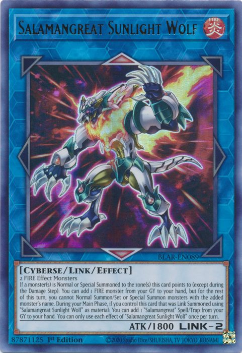 Salamangreat Sunlight Wolf [BLAR-EN089] Ultra Rare | Jomio and Rueliete's Cards and Comics