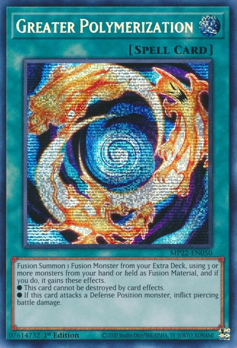 Greater Polymerization [MP22-EN050] Prismatic Secret Rare | Jomio and Rueliete's Cards and Comics