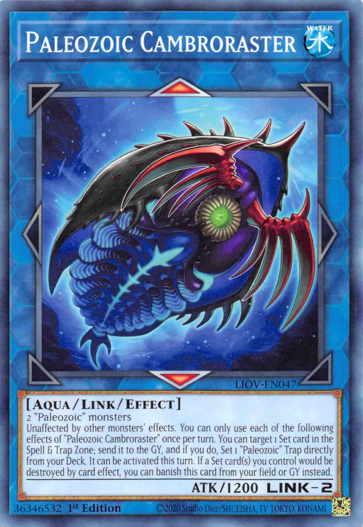 Paleozoic Cambroraster [LIOV-EN047] Common | Jomio and Rueliete's Cards and Comics