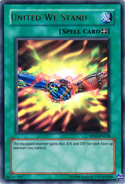 United We Stand [RP02-EN038] Ultra Rare | Jomio and Rueliete's Cards and Comics