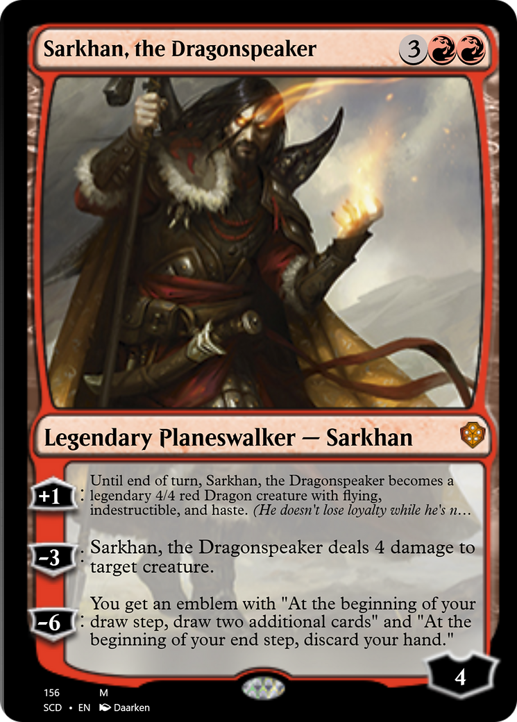 Sarkhan, the Dragonspeaker [Starter Commander Decks] | Jomio and Rueliete's Cards and Comics