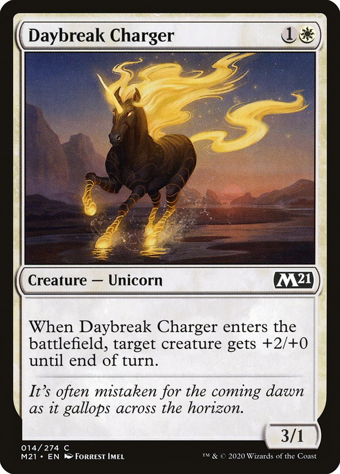 Daybreak Charger [Core Set 2021] | Jomio and Rueliete's Cards and Comics