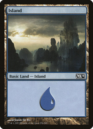 Island (236) [Magic 2014] | Jomio and Rueliete's Cards and Comics