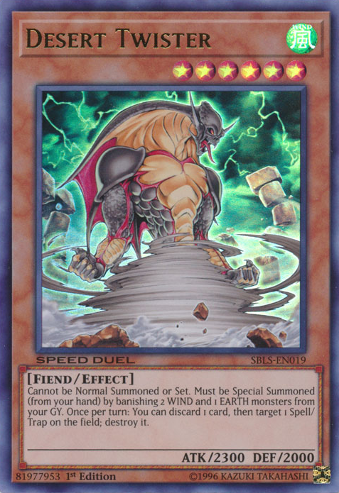 Desert Twister [SBLS-EN019] Ultra Rare | Jomio and Rueliete's Cards and Comics