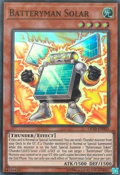 Batteryman Solar [OP10-EN005] Super Rare | Jomio and Rueliete's Cards and Comics