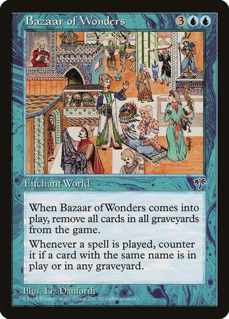 Bazaar of Wonders [Mirage] | Jomio and Rueliete's Cards and Comics