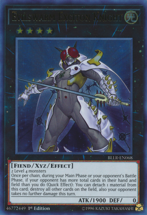 Evilswarm Exciton Knight [BLLR-EN068] Ultra Rare | Jomio and Rueliete's Cards and Comics