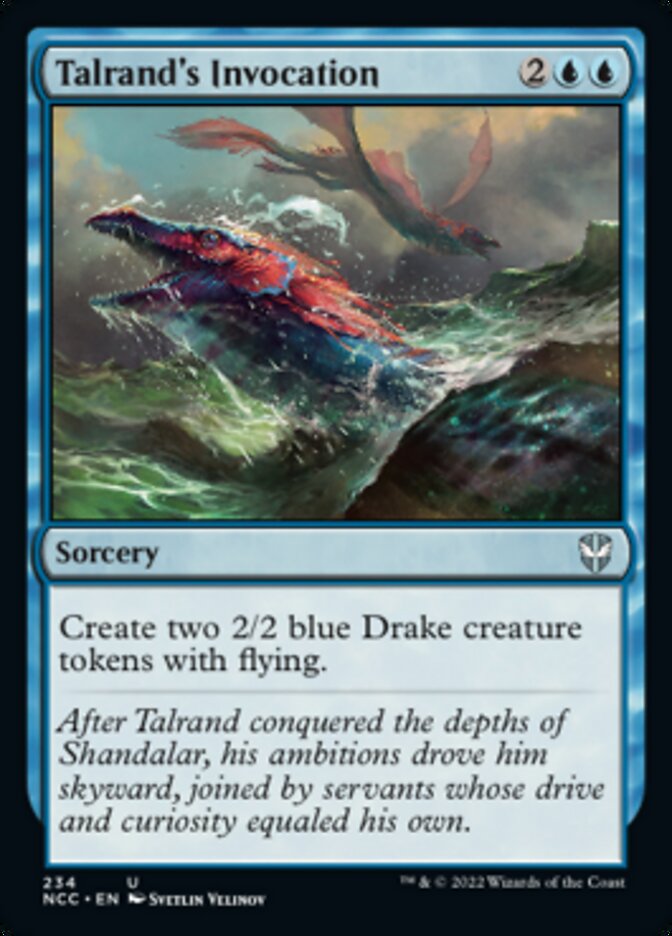 Talrand's Invocation [Streets of New Capenna Commander] | Jomio and Rueliete's Cards and Comics