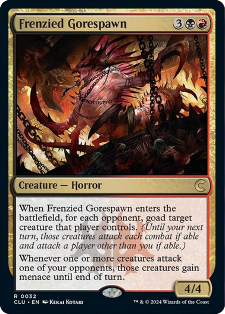 Frenzied Gorespawn [Ravnica: Clue Edition] | Jomio and Rueliete's Cards and Comics