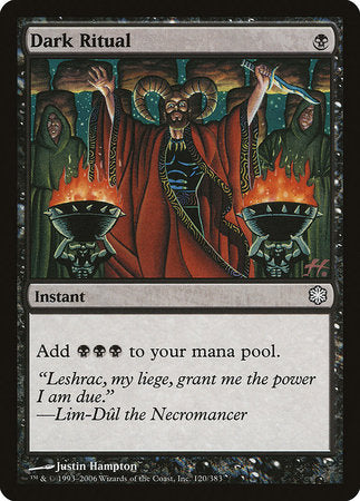 Dark Ritual [Coldsnap Theme Decks] | Jomio and Rueliete's Cards and Comics