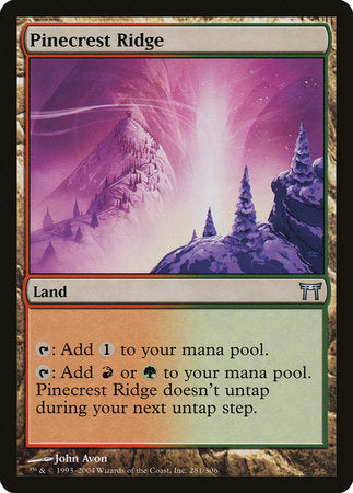 Pinecrest Ridge [Champions of Kamigawa] | Jomio and Rueliete's Cards and Comics