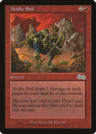 Acidic Soil [Urza's Saga] | Jomio and Rueliete's Cards and Comics