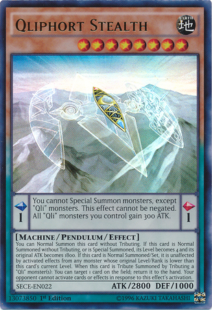 Qliphort Stealth [SECE-EN022] Ultra Rare | Jomio and Rueliete's Cards and Comics