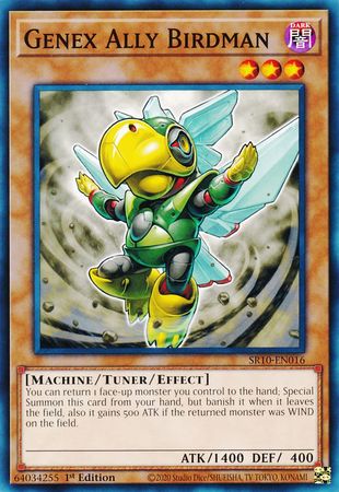 Genex Ally Birdman [SR10-EN016] Common | Jomio and Rueliete's Cards and Comics
