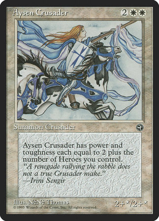 Aysen Crusader [Homelands] | Jomio and Rueliete's Cards and Comics