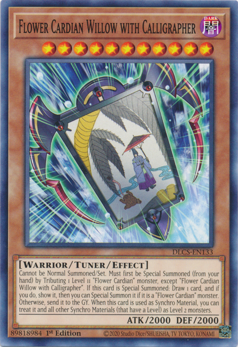 Flower Cardian Willow with Calligrapher [DLCS-EN133] Common | Jomio and Rueliete's Cards and Comics