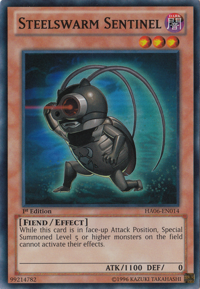 Steelswarm Sentinel [HA06-EN014] Super Rare | Jomio and Rueliete's Cards and Comics