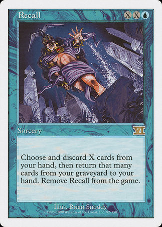 Recall [Classic Sixth Edition] | Jomio and Rueliete's Cards and Comics