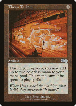 Thran Turbine [Urza's Saga] | Jomio and Rueliete's Cards and Comics