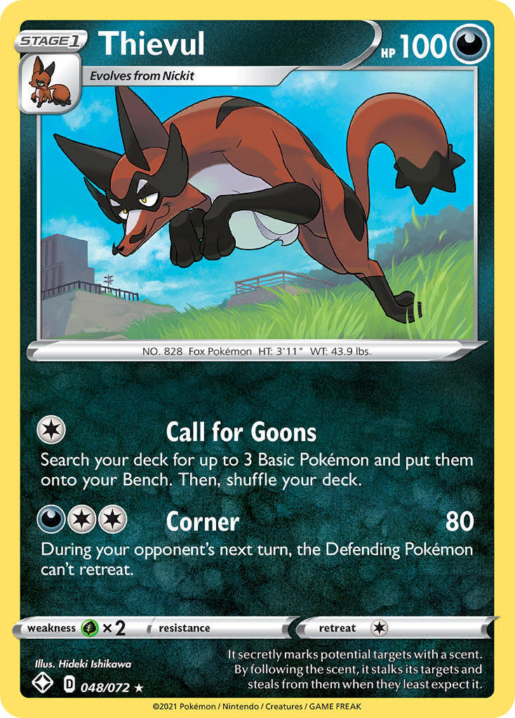 Thievul (048/072) [Sword & Shield: Shining Fates] | Jomio and Rueliete's Cards and Comics