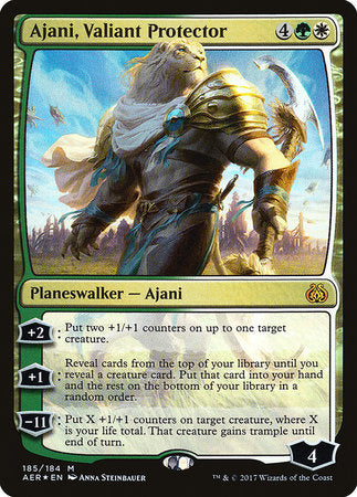 Ajani, Valiant Protector [Aether Revolt] | Jomio and Rueliete's Cards and Comics