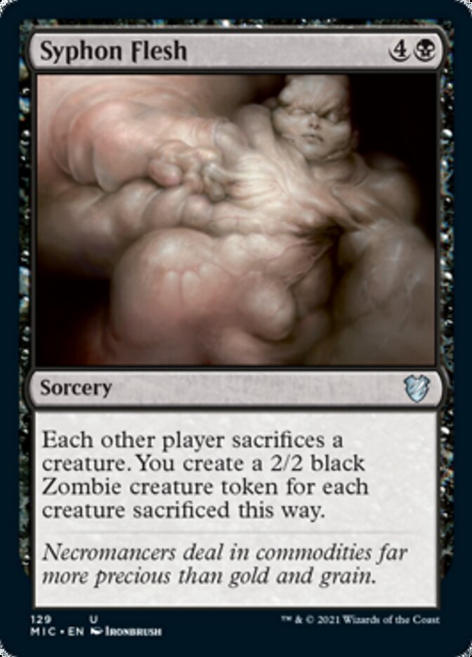 Syphon Flesh [Innistrad: Midnight Hunt Commander] | Jomio and Rueliete's Cards and Comics