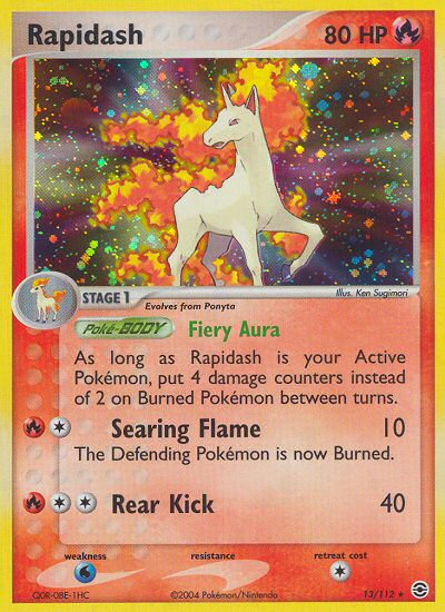 Rapidash (13/112) [EX: FireRed & LeafGreen] | Jomio and Rueliete's Cards and Comics