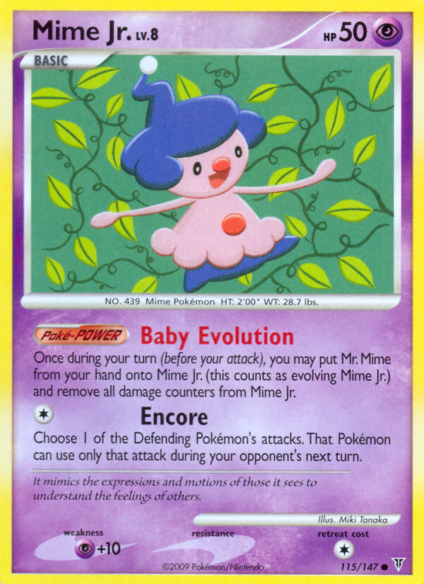 Mime Jr. (115/147) [Platinum: Supreme Victors] | Jomio and Rueliete's Cards and Comics