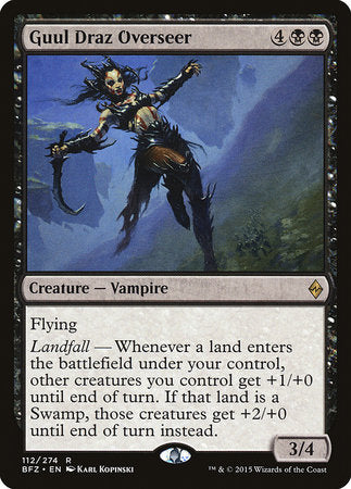 Guul Draz Overseer [Battle for Zendikar] | Jomio and Rueliete's Cards and Comics