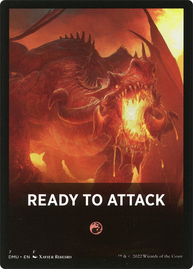 Ready to Attack Theme Card [Dominaria United Tokens] | Jomio and Rueliete's Cards and Comics
