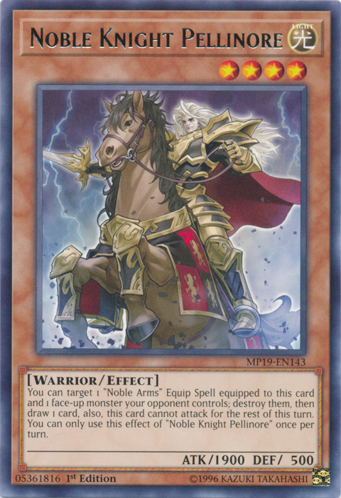 Noble Knight Pellinore [MP19-EN143] Rare | Jomio and Rueliete's Cards and Comics
