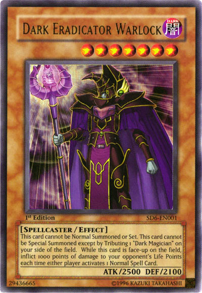 Dark Eradicator Warlock [SD6-EN001] Ultra Rare | Jomio and Rueliete's Cards and Comics