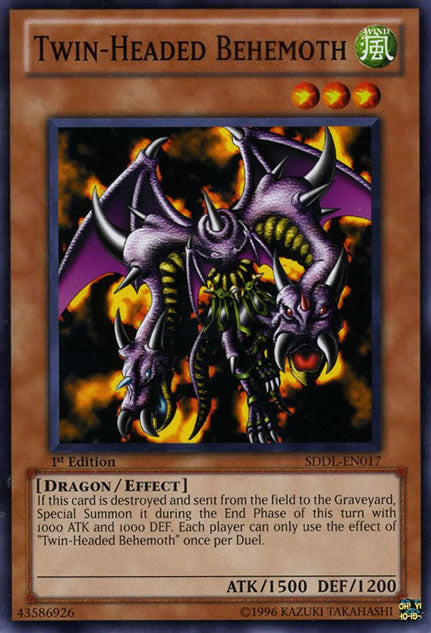 Twin-Headed Behemoth [SDDL-EN017] Common | Jomio and Rueliete's Cards and Comics