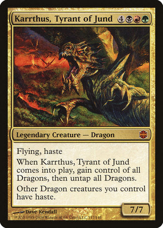 Karrthus, Tyrant of Jund [Alara Reborn] | Jomio and Rueliete's Cards and Comics