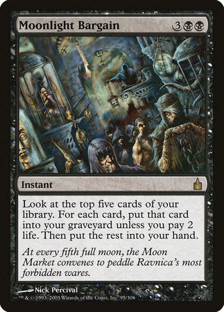 Moonlight Bargain [Ravnica: City of Guilds] | Jomio and Rueliete's Cards and Comics