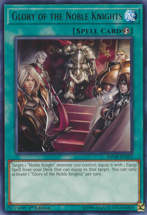 Glory of the Noble Knights [MP18-EN207] Rare | Jomio and Rueliete's Cards and Comics