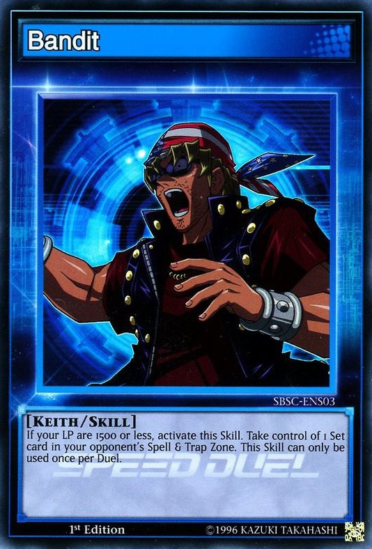 Bandit [SBSC-ENS03] Super Rare | Jomio and Rueliete's Cards and Comics
