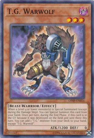 T.G. Warwolf [OP09-EN016] Common | Jomio and Rueliete's Cards and Comics